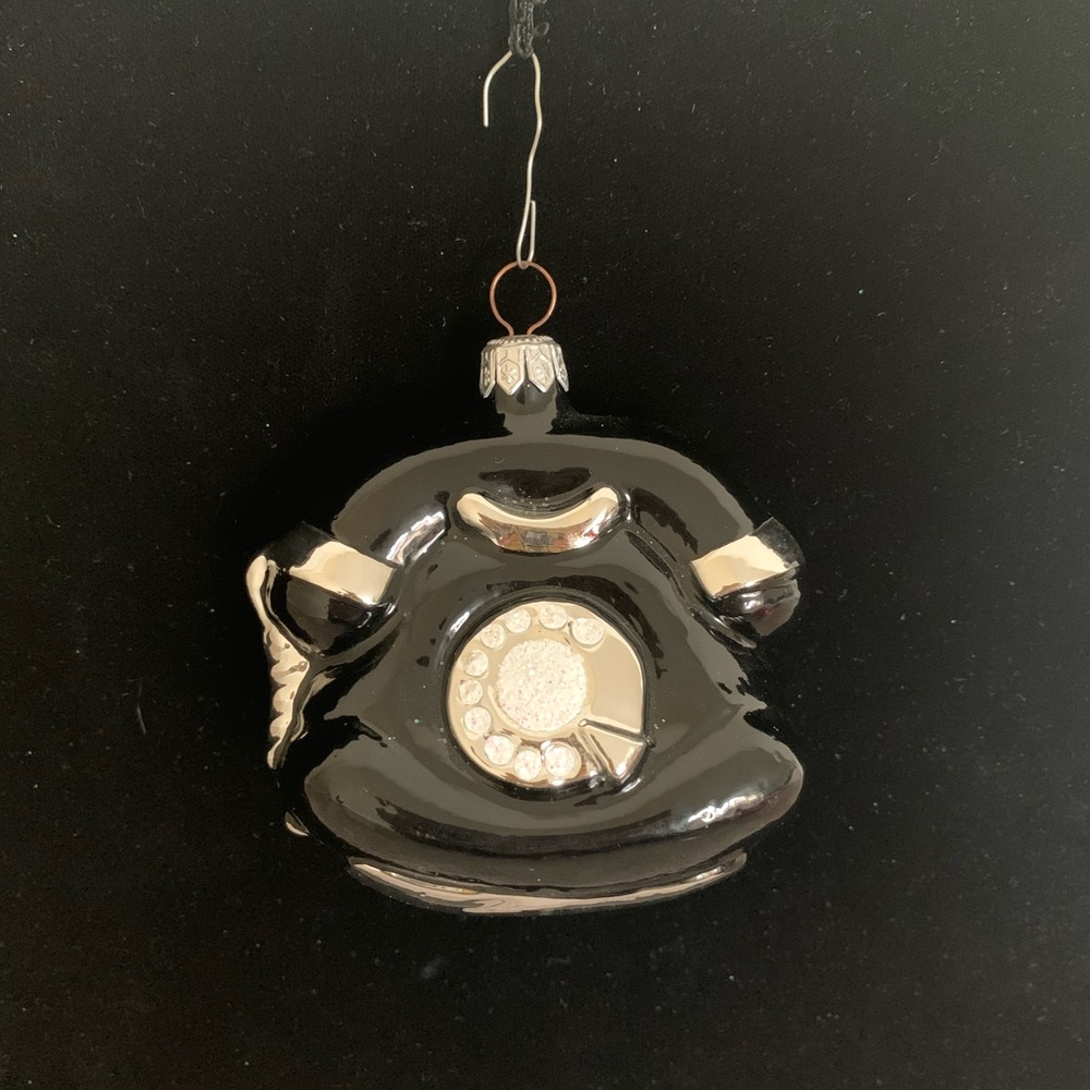 Vintage Patricia Breen “Calling Ann” Phone Ornament.